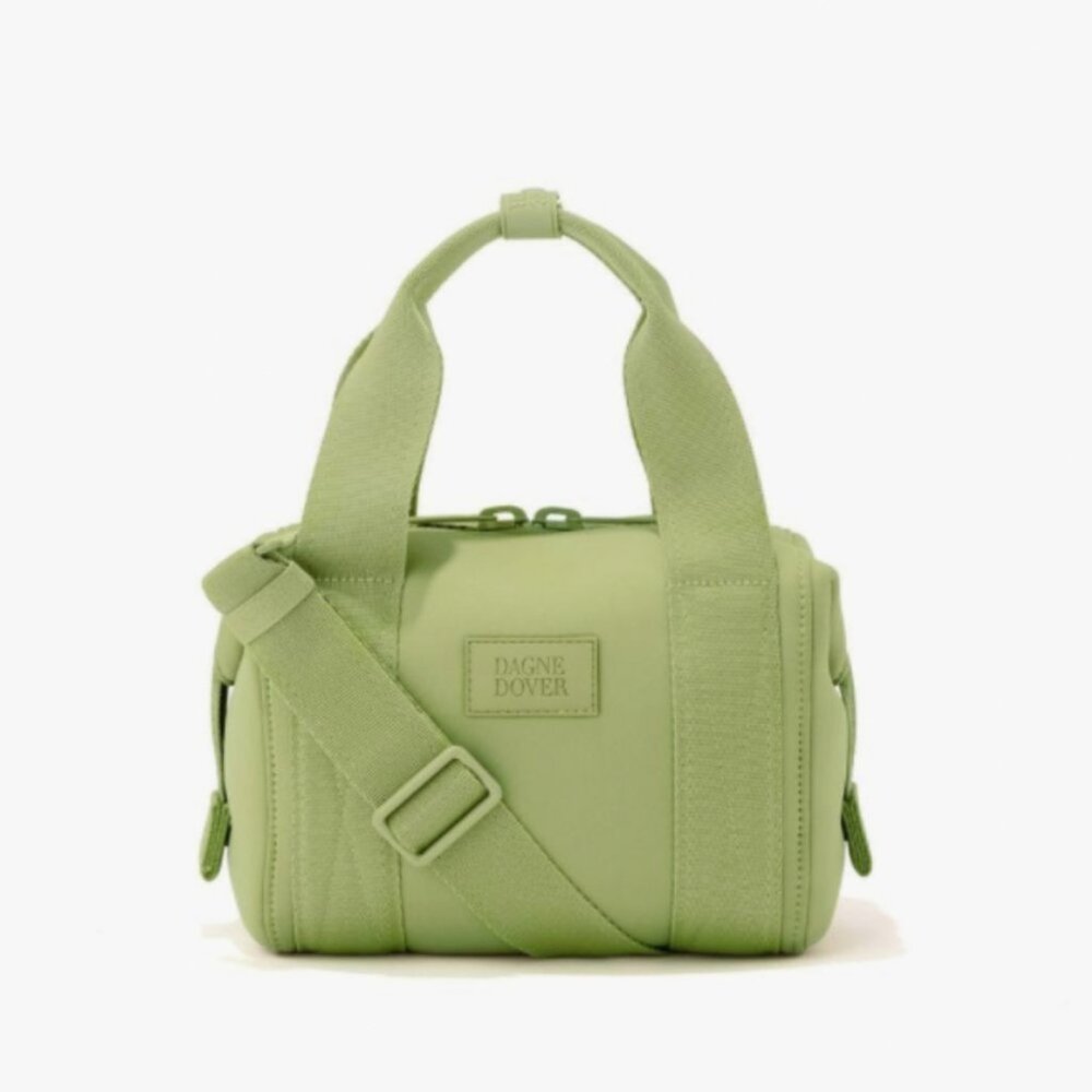 Dagne Dover London Carryall line Green Small Barely Used RARE FIND